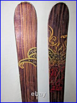 Nordica EL CAPO all mountain POWder skis 169cm with Salomon STH 13 WTR bindings