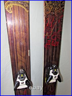 Nordica EL CAPO all mountain POWder skis 169cm with Salomon STH 13 WTR bindings