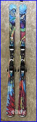 Nordica Fire Arrow 80 twin All Mountain Skis + Bindings Adult Skis Size 172 cm