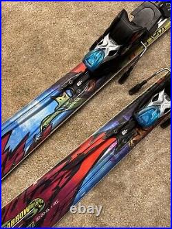 Nordica Fire Arrow 80 twin All Mountain Skis + Bindings Adult Skis Size 172 cm