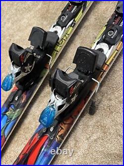 Nordica Fire Arrow 80 twin All Mountain Skis + Bindings Adult Skis Size 172 cm