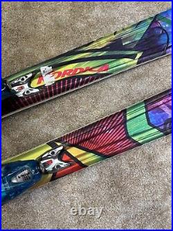 Nordica Fire Arrow 80 twin All Mountain Skis + Bindings Adult Skis Size 172 cm