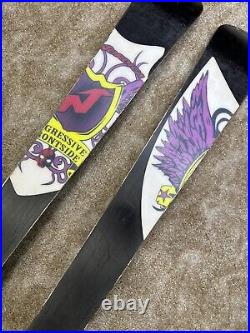 Nordica Fire Arrow 80 twin All Mountain Skis + Bindings Adult Skis Size 172 cm