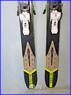 Nordica NRGY 90 Tip Rocker all mountain skis 177cm with Salomon Z12 ski bindings