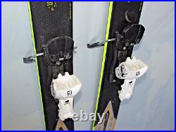 Nordica NRGY 90 Tip Rocker all mountain skis 177cm with Salomon Z12 ski bindings