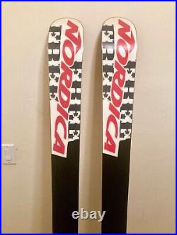 Nordica Skis 185cm Length, Salomon Warden Bindings Included Good Used Condition