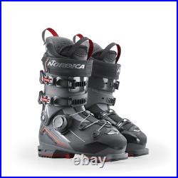 Nordica Sportmachine 3 130 BOA Men's Ski Boots, Anthracite/Black/Red, M26.5 MY26