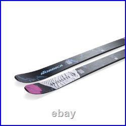 Nordica Unleashed 90 Men's All-Mountain Skis, Blue/Aqua/Pink, 168cm MY25