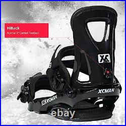 Outdoors All-Mountain Snowboard Binding Boot US Size 6-9 Medium Black