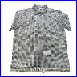 Peter Millar Polo Mens XL Navy Cramer Mountain Club Golf Skullada Grateful Dead