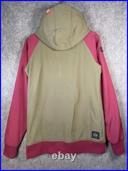 Planks Ski Jacket Mens L Pink Khaki Ride In All Mountain Series Outdoor Winter
