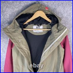 Planks Ski Jacket Mens L Pink Khaki Ride In All Mountain Series Outdoor Winter