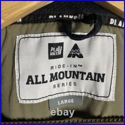 Planks Ski Jacket Mens L Pink Khaki Ride In All Mountain Series Outdoor Winter