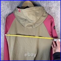 Planks Ski Jacket Mens L Pink Khaki Ride In All Mountain Series Outdoor Winter