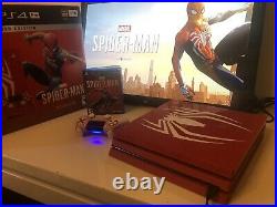 PlayStation PS4 Pro 4K 1Tb Spider-Man Limited Edition All Original Mint