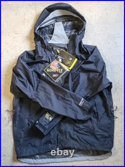RARE NWT Mountain Hardwear Typhoon GTX Ultra Light Hardshell Jacket ALL BLACK