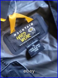RARE NWT Mountain Hardwear Typhoon GTX Ultra Light Hardshell Jacket ALL BLACK