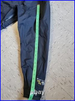RARE NWT Mountain Hardwear Typhoon GTX Ultra Light Hardshell Jacket ALL BLACK