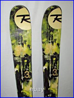 ROSSIGNOL S3 all mountain Powder skis 168cm with Marker SQUIRE 11 ski bindings