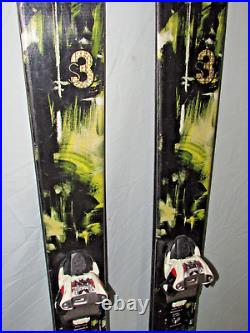 ROSSIGNOL S3 all mountain Powder skis 168cm with Marker SQUIRE 11 ski bindings