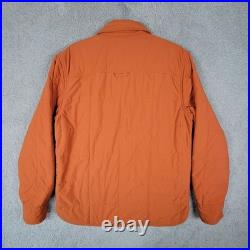 RRL Men's Mountain Quilted Jacket Orange Size M Double RL All Weather Gear