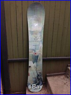 Rare Burton Seven 158 cm Snowboard All Mountain Freestyle Raven Base