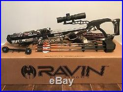 Ravin R10 Crossbow With Bolts, Back Pack Sling. All Mint Condition