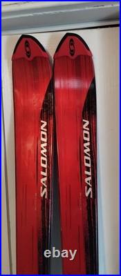 Red Salomon XFree 8 191 Ski Skis with Marker Bindings