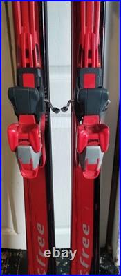 Red Salomon XFree 8 191 Ski Skis with Marker Bindings