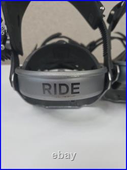 Ride A-4 Mens Snowboard Bindings 2025-LARGE-BLACK