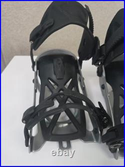 Ride A-4 Mens Snowboard Bindings 2025-LARGE-BLACK
