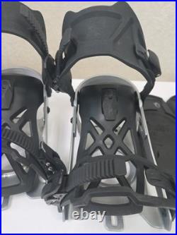 Ride A-4 Mens Snowboard Bindings 2025-LARGE-BLACK