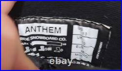 Ride Anthem Snowboard Boots 13, Black Men's