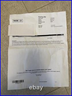 Ride Insano Snowboard Boots Men's Size 8.5 2025/26 Worn only ONCE