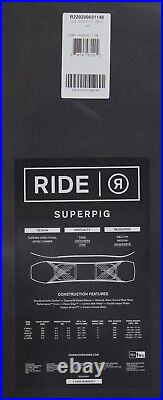 Ride SUPERPIG Mens Snowboard Size Small 148 cm All Mountain Directional New 2023