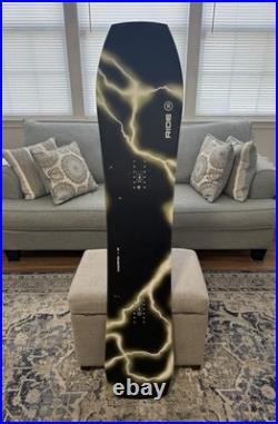 Ride Warpig Snowboard 151cm Men's Medium Black White 2025