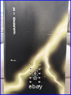 Ride Warpig Snowboard 151cm Men's Medium Black White 2025