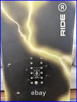 Ride Warpig Snowboard 151cm Men's Medium Black White 2025