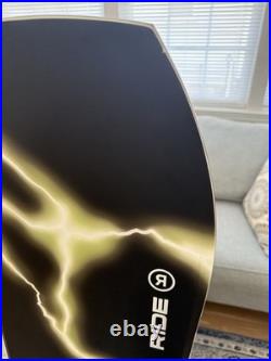 Ride Warpig Snowboard 151cm Men's Medium Black White 2025