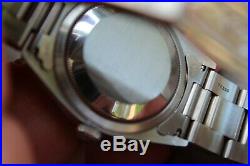 Rolex Mens All Mint Datejust Stainless Steel Black Dial Oyster Bracelet Extras
