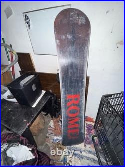 Rome Mechanic 156 Snowboard with Bindings All-Mountain Freestyle