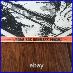 Rome SDS Boneless Snowboard 145cm Versatile Freestyle All Mountain Skeleton