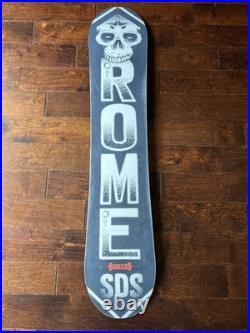 Rome SDS Boneless Snowboard 145cm Versatile Freestyle All Mountain Skeleton
