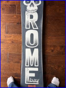 Rome SDS Boneless Snowboard 145cm Versatile Freestyle All Mountain Skeleton