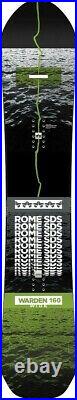 Rome SDS Warden Wide Men's Snowboard Size 160 cm Black Base New 2021