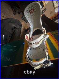 Rome Stale Crewzer Men's Snowboard 158 cm (2021) with Rome SDS Arsenal Bindings