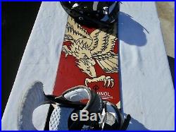 Rossignol Circult 45 Snowboard 145cm Burton Medium Bindings Nice Board