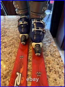 Rossignol Cobra 90 174cm Skis with Dynastar bindings, Lange boots