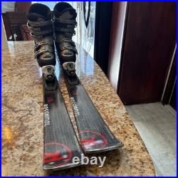 Rossignol Experience 74 Skis, 146 c with Rossignol Adjustable Bindings, and boots