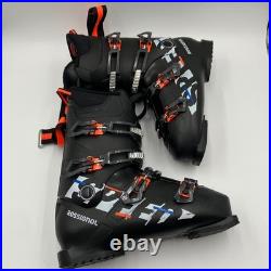 Rossignol Speed 90 Mens Alpine Ski Boots Black Orange Mondo 30.5-31.0 348mm